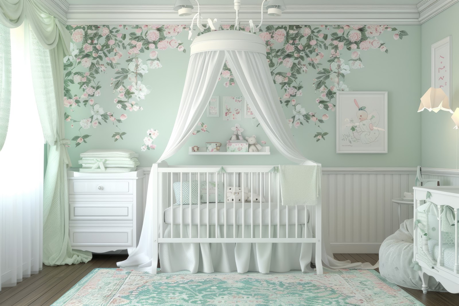 Painel de parede: a solução para um quartinho de bebê divertido e organizado
